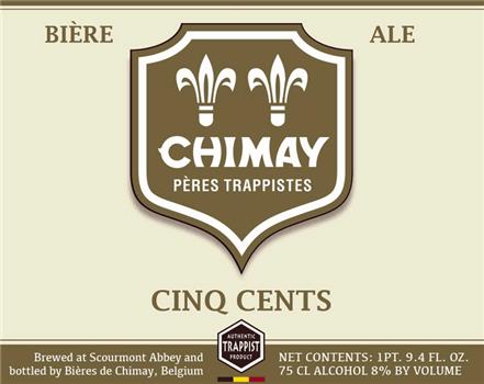 CHIMAY WHITE CINQ CENTS