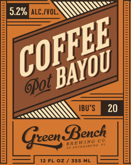 GREEN BENCH COFFEE POT BAYOU